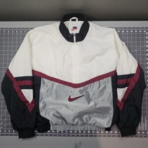 Vintage Nike Jacket Medium Anorak Colorblock Streetwear 90s Y2K Pullover Retro